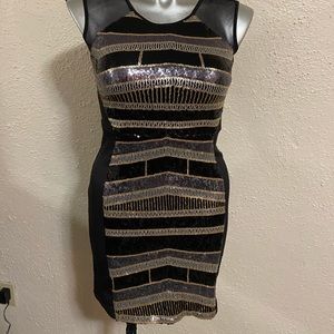 Sexy sequence, spandex Dress.